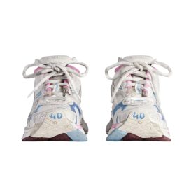 Runner Weiß/Braun/Blau/Rosa/Grau