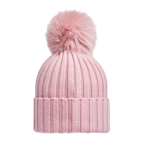 Wollmütze mit Pompon
