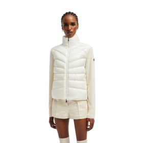 Gepolsterter Woll-Cardigan