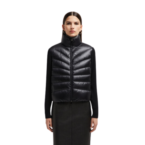Gepolsterter Wollcardigan