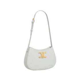 Tasche aus glänzendem Kalbsleder in Jade 22cm