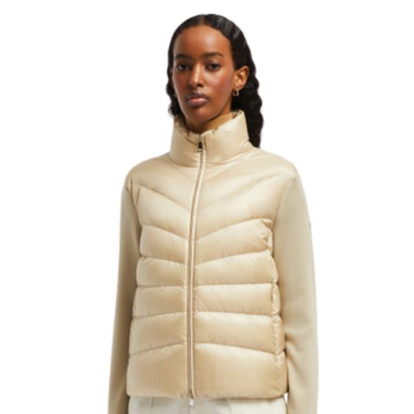 Gepolsterter Woll-Cardigan