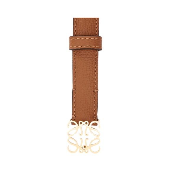 Anagram-Gürtel aus genarbtem Kalbsleder 2cm