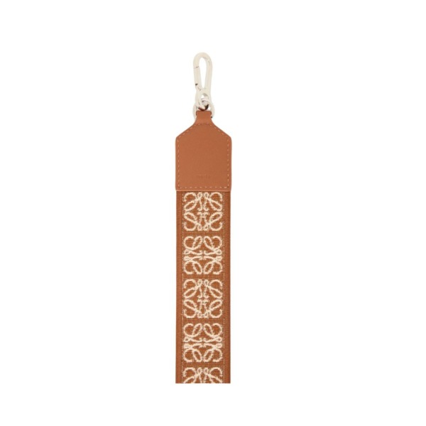 Anagram-Armband aus Jacquard und Kalbsleder