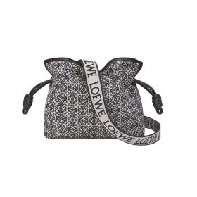Anagram-Armband aus Jacquard und Kalbsleder