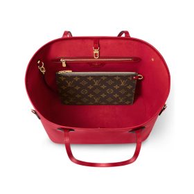 Neverfull MM Tote-Tasche in Rot 31cm