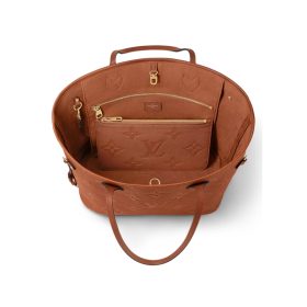 Neverfull MM Tote-Tasche in Cognac 31cm