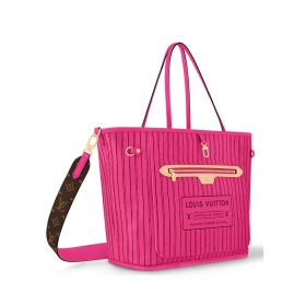 Bandoulière Inside Out MM Tote-Tasche in Rosa 31cm