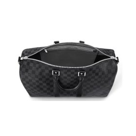 Keepall Damier Graphite Canvas Schultergurt 45cm