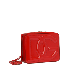 Mittlere Lackleder Kameratasche