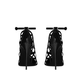 Poliertes Kalbsleder Pumps 10.5cm