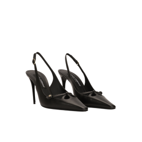 Nappaleder Slingbacks 9cm