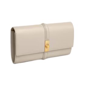 Große Brieftasche in satiniertem Finish 19cm