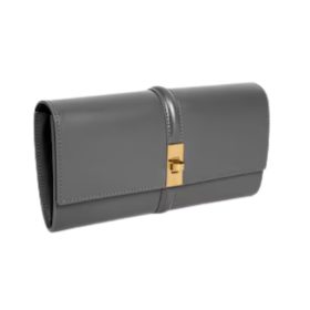 Große Brieftasche in satiniertem Finish 19cm