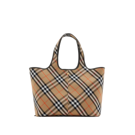 Check Tote Schwarz/Braun 46 cm