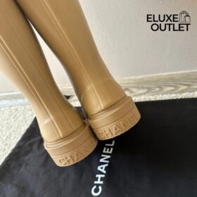 Gummistiefel Beige