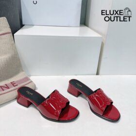 Clemence Lackschuhe Weinrot