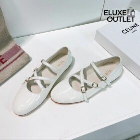 Die Criss-Cross Babies Ballerina aus Lack-Kalbsleder