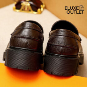 Braune Loafer mit Sohle