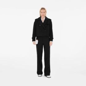 Trenchjacke Schwarz