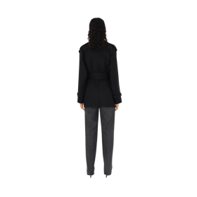 Trenchjacke Schwarz