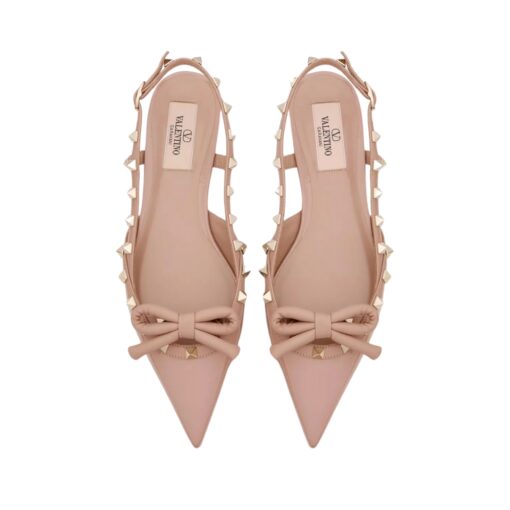 Rockstud Schleifen Ballerinas Rose Cannelle - Afbeelding 4