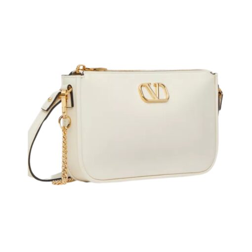 Kalbsleder Crossbody Ivory 20.5cm - Afbeelding 4