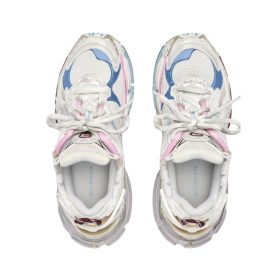Runner Weiß/Braun/Blau/Rosa/Grau