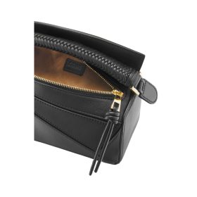 Mini Puzzle Tasche Schwarz 12.5cm