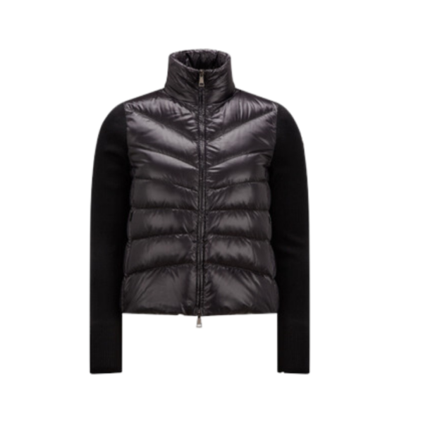 Gepolsterter Wollcardigan