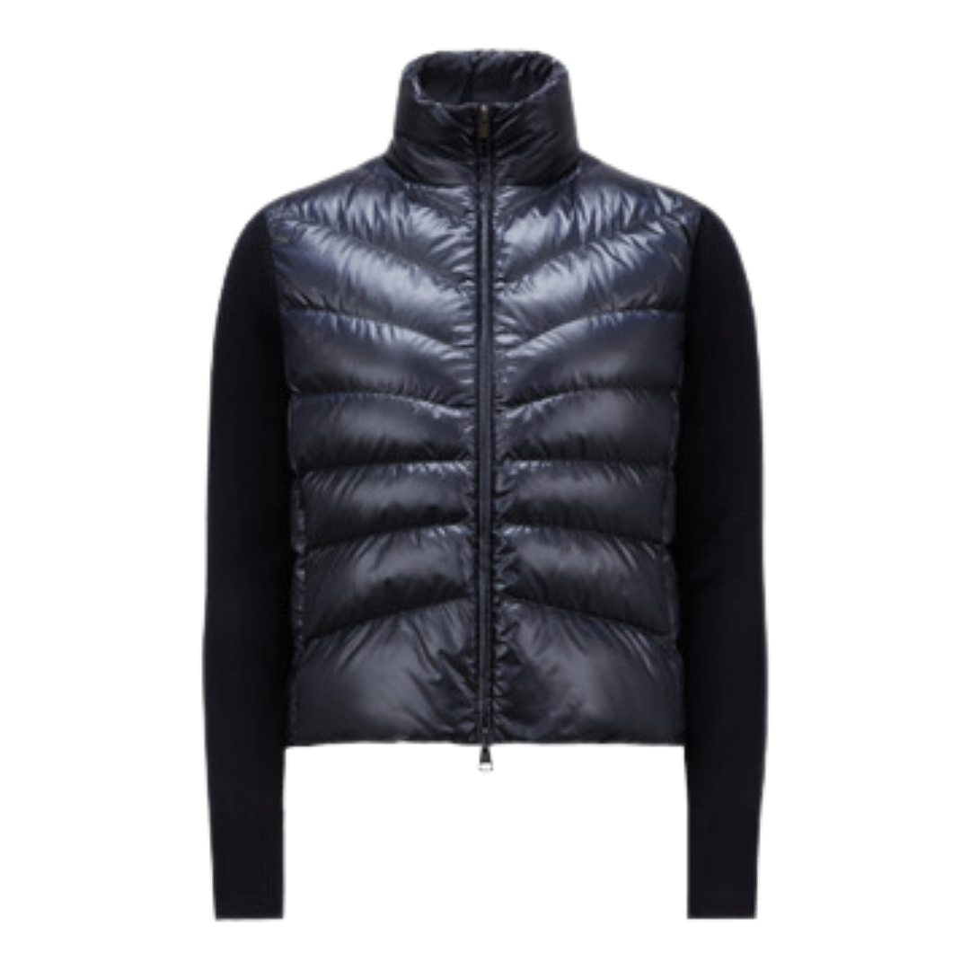 Gepolsterter Woll-Cardigan