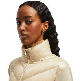 Gepolsterter Woll-Cardigan