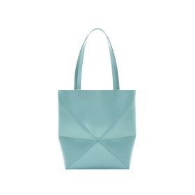 Mittlere Puzzle Fold Tote aus glänzendem Kalbsleder 31.5cm