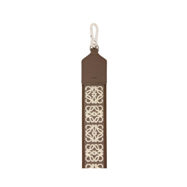 Anagram-Armband aus Jacquard und Kalbsleder