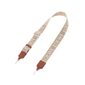 Anagram-Armband aus Jacquard und Kalbsleder