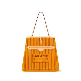 Bandoulière Inside Out MM Tote-Tasche in Jaune Safran 31cm