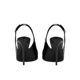 Poliertes Kalbsleder Slingbacks 9cm