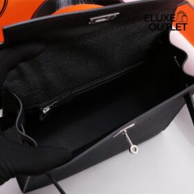 Kelly Epsom 25 Silber Black