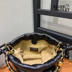 Mini Flamenco Tasche Schwarz 17cm