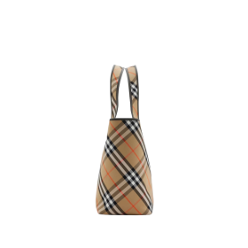 Check Tote Schwarz/Braun 46 cm