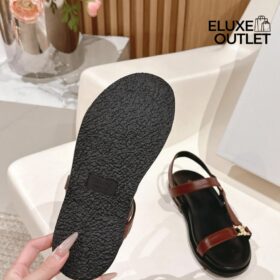 MAUD SANDAL WITH TRIOMPHE IN CALFSKIN