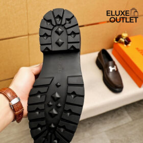 Braune Loafer mit Sohle