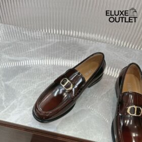Loafer aus glattem Leder