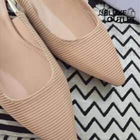 Slingback Flat Beige