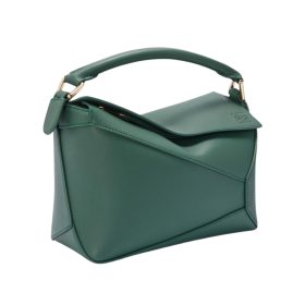 Kleine Puzzle-Tasche aus klassischem Kalbsleder 16.5