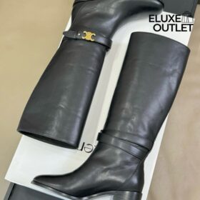 Garance Triomphe Strap High Boot in Kalbsleder