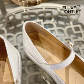 Clara Wedge Mary-Jane Ballerina aus Patentkalbsleder