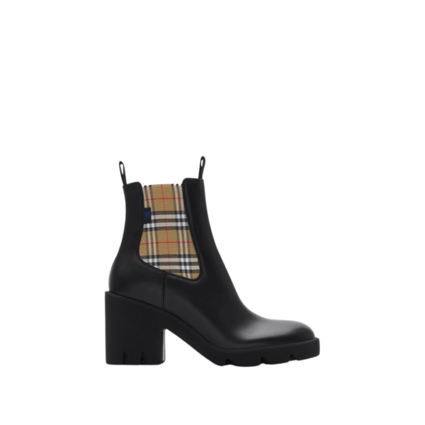 Leder Stride Schwarz/Braun 8.5cm