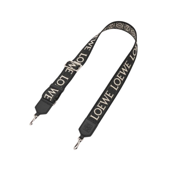 Anagram-Armband aus Jacquard und Kalbsleder