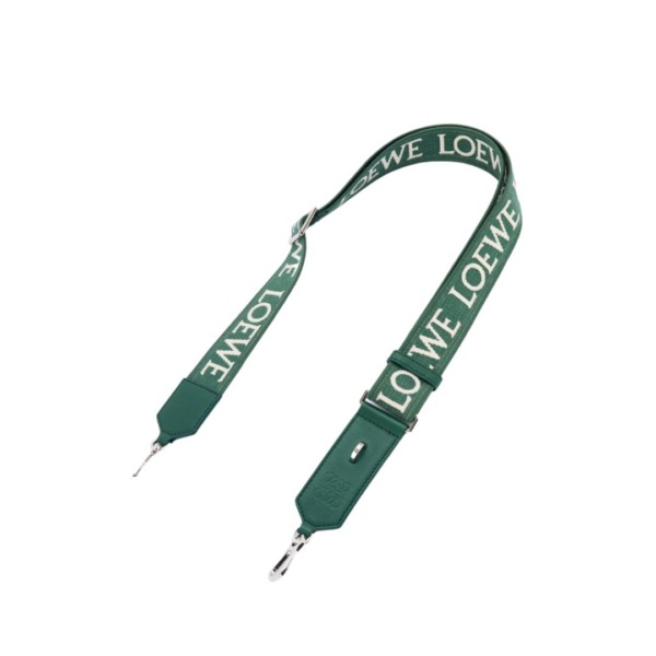 Anagram-Armband aus Jacquard und Kalbsleder